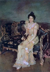Portrett av Sofia Mikhailovna Botkina, 1899.