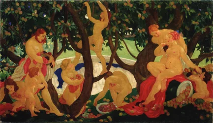 Samler epler, 1917
