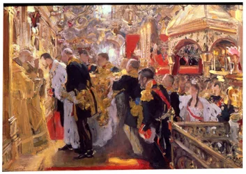 Kroningen av keiser Nikolaj II i Maria Himmelfartskatedralen, 1896
