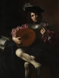 Lutespiller, ca. 1625-26.