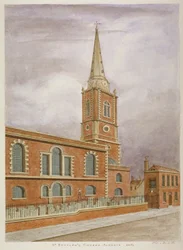 Church of St Botolph, Aldgate, City of London, 1806