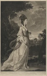 Jane Fleming, grevinne av Harrington, 1780.