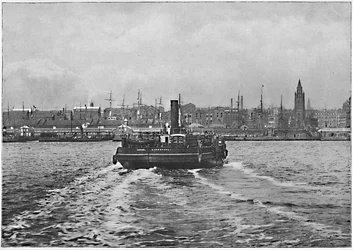 Liverpool, fra Mersey, c1896