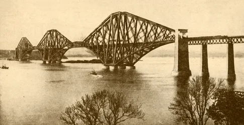The Forth Bridge, 1930.