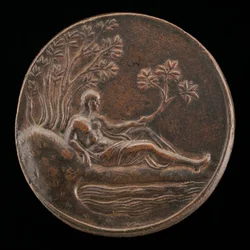 Bembo ved siden av en bekk [omvendt], sannsynligvis 1532.