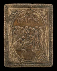 Gravleggingen.