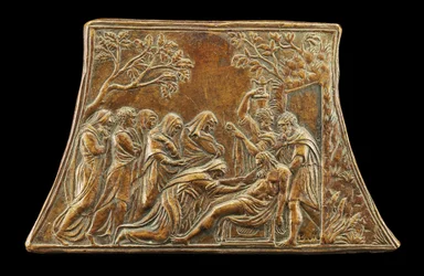 Gravleggingen.