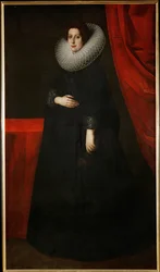 Catarina de#39; Medici, kone til Ferdinand I, hertug av Mantua (olje på lerret)