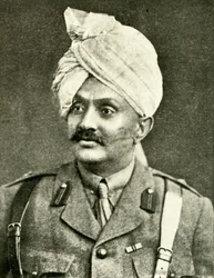 'The Jam Sahib of Nawanagar Prince Rantjitsinhji...', Første verdenskrig, januar 1915, c1920.