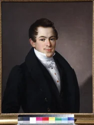 Portrett av N.P. Naumov (Naumov) - Vasily Andreevich Tropinin (1776-1857). Olje på lerret