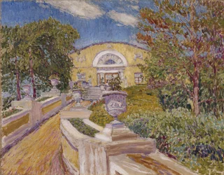På Naydenov Estate. Moskva, 1914