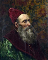 Portrett av en venetiansk doge av Polenov, Vasily Dmitrievich (1844-1927)