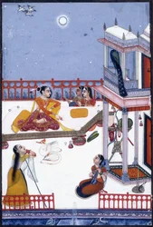 Adano Putra, datter av Dipak Raga, ca. 1730–50 (gouache)
