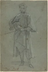 Figur av en mann [recto]