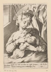 Mary som ammer barnet S. Maria Aegypiana (tittel på objekt)