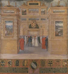 Storhertug Ferdinand I de Medicis bryllup med Christine av Lorraine