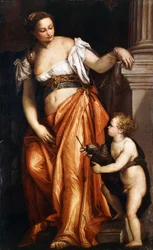 En personifisering av skulptur, ca. 1557-59