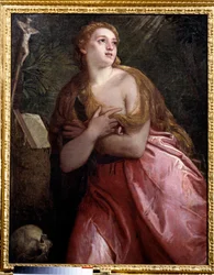 Madeleine penitente Maleri av Paolo Veronese