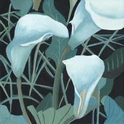 «Stylized Arum 2» av Viccy Wanliss