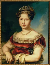 Infanta Louisa Carlotta av De to Siciliene, datter av Francisco I av De to Siciliene (maleri på lerret)