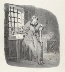 Kap. XIII: St. Pelagie! nydelig opphold! Sainte-Pélagie fengsel, et sjarmerende opphold!, 1824..