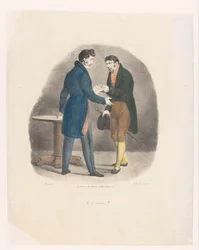 Ung mann mottar et brev Det er godt! (tittel på objekt) A Year in the Life of a Young Man (serietittel) Un an de la vie de jeune homme, histoire veritable (serietittel)