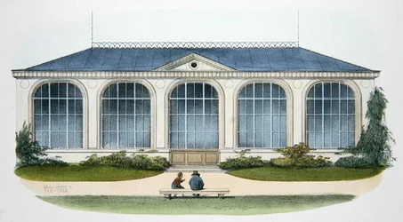 The Orangerie at Bellombre (Bourgogne) illustrasjon fra 
