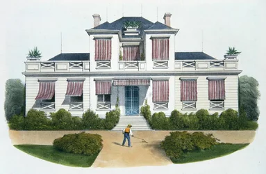 En italiensk villa, illustrasjon fra 