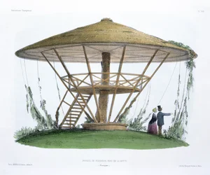 Robinsons parasoll, Parc de la Motte, Burgund, fra 