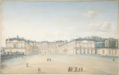 Gårdsplassen ved Château de Saint-Cloud