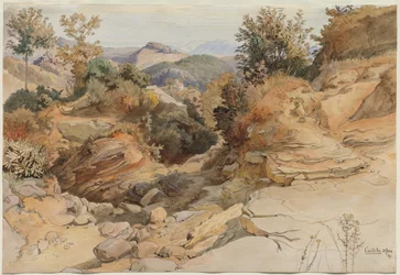 Sabine Hills og Rocca Santo Stefano, sett fra Civitella