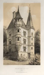 Pittoresk arkitektur eller monumenter fra det 15. århundre. Og XVI. Centuries: Slott i Frankrike fra det XV og XVI århundre: Pl. 61, Tidligere Fief De Fley (Nièvre)