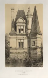 Pittoresk arkitektur eller monumenter fra det 15. århundre. Og XVI. Centuries: Slott i Frankrike fra det XV og XVI århundre: Pl. 64, Château De La Sauloye (Mayenne)