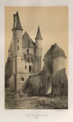 Pittoresk arkitektur eller monumenter fra det 15. århundre. Og XVI. Centuries: Slott i Frankrike fra det XV og XVI århundre: Pl. 82, Len Sart-l