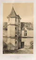 Pittoresk arkitektur eller monumenter fra det 15. århundre. Og XVI. Centuries: Slott i Frankrike fra det XV og XVI århundre: Pl. 87, Priory of Sainte Gaudulfe (Eure)