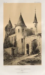 Pittoresk arkitektur eller monumenter fra det 15. århundre. Og XVI. Centuries: Slott i Frankrike fra det XV og XVI århundre: Pl. 89, Château du Vaumissel (Calvados)