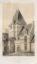 Pittoresk arkitektur eller monumenter fra det 15. århundre. Og XVI. Centuries: Slott i Frankrike fra det XV og XVI århundre: Pl. 93, Château de Cramesnil (Calvados)