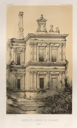Pittoresk arkitektur eller monumenter fra det 15. århundre. Og XVI. Centuries: Chateaux of France of the XV and XVI Centuries: Pl. 19, Remains of the Chateau De Chaumot (Yonne)
