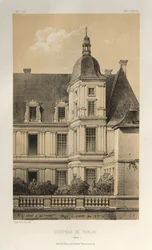 Pittoresk arkitektur eller monumenter fra det 15. århundre. Og XVI. Centuries: Chateaux De France av det XV og XVI århundre: Pl. 33, Château De Tanlay (Yonne)