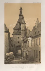 Pittoresk arkitektur eller monumenter fra det 15. århundre. Og XVI. Centuries: Chateaux of France of the XV and XVI Centuries: Pl. 42, Tour De L
