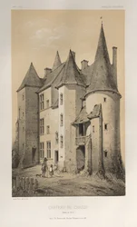 Pittoresk arkitektur eller monumenter fra det 15. århundre. Og XVI. Centuries: Chateaux De France fra det XV og XVI århundre: Pl. 45 Château De Chassy (Saône et Loire)
