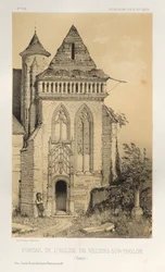 Architecture Pittoresque ou Monuments des xveme. Et xvieme. Siecles: Chateaux De France des XV et XVI Siecles: Pl.2, Portail de L