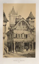 ...pl. 27, Maison A Peronne Somme, utgitt 1860.
