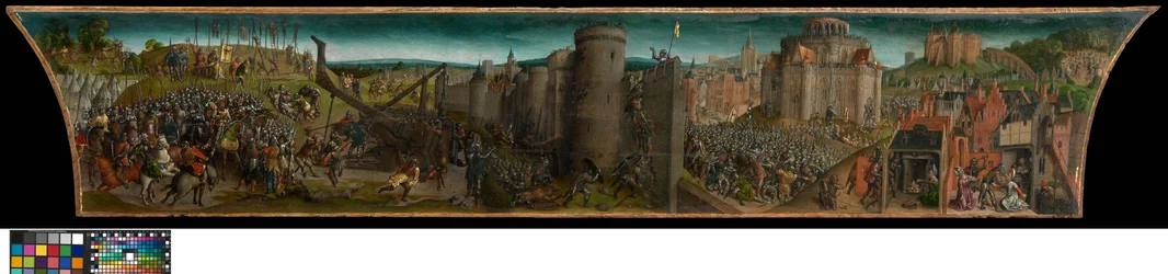 Erobringen av Jerusalem av Titus (predella)