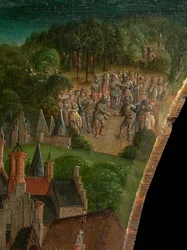 Erobringen av Jerusalem av Titus (predella)