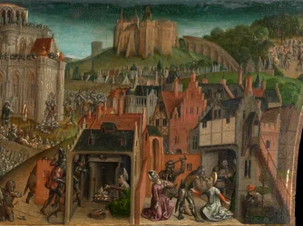 Titus' erobring av Jerusalem (olje på panel) (detalj av 470981)