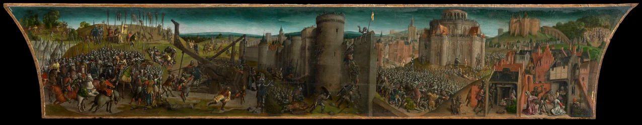 Titus#39; erobring av Jerusalem, ca. 1469–1483 (olje på panel)