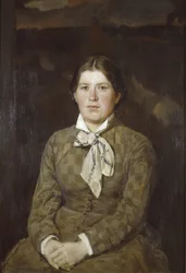 Portrett av Alexandra Vladimirovna Vasnetsova, kunstnerens kone, 1878