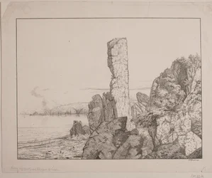 Steinete kyst på Bornholm