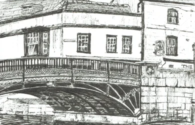 Cambridge, 2008, (blekk på papir)